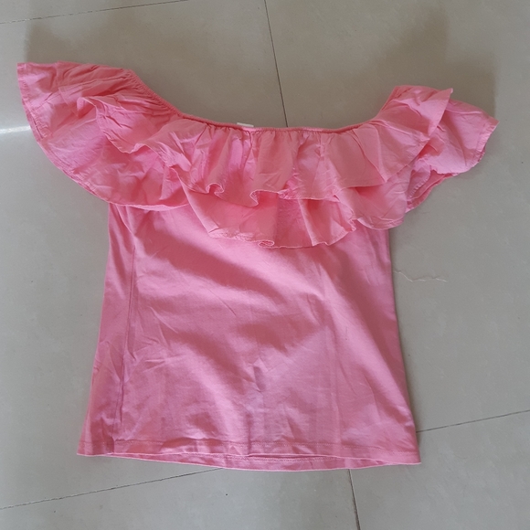 H&m offshoulder pink top - Picture 3 of 4